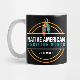 Native American Heritage Month logo design Mug